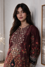 Embroidered Kurta - 3067