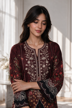 Embroidered Kurta - 3067