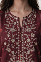 Embroidered Kurta - 3067
