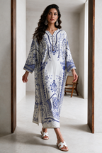 Printed Kaftaan Dress - 3075