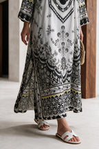 Printed Kaftaan Dress - 3079