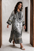 Printed Kaftaan Dress - 3079