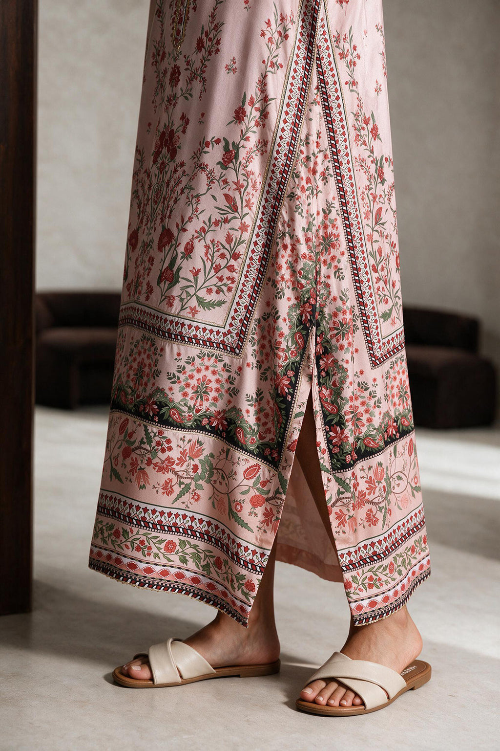 Printed Kaftaan Dress - 3081