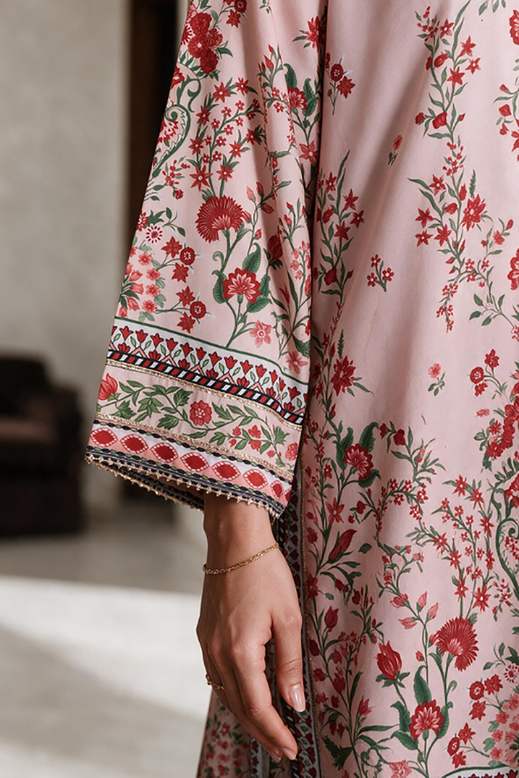 Printed Kaftaan Dress - 3081