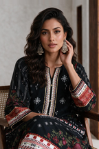 Printed Kaftaan Dress - 3083