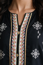 Printed Kaftaan Dress - 3083