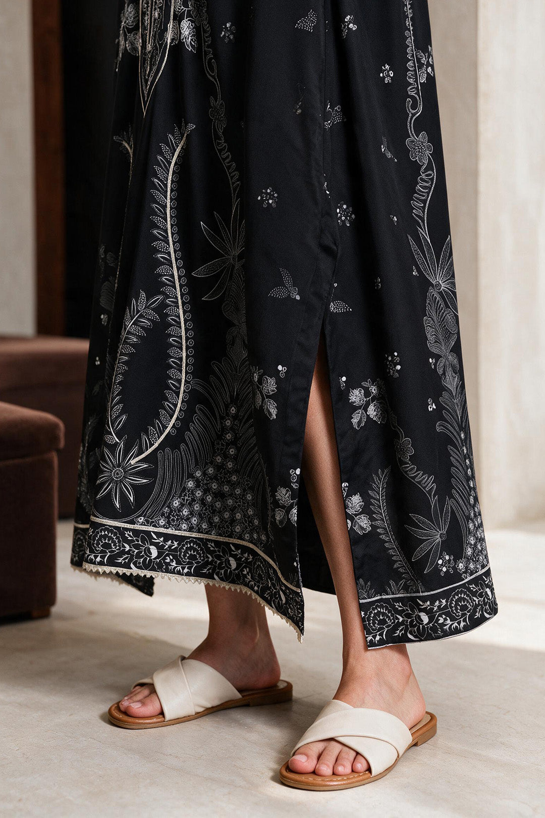 Printed Kaftaan Dress - 3085