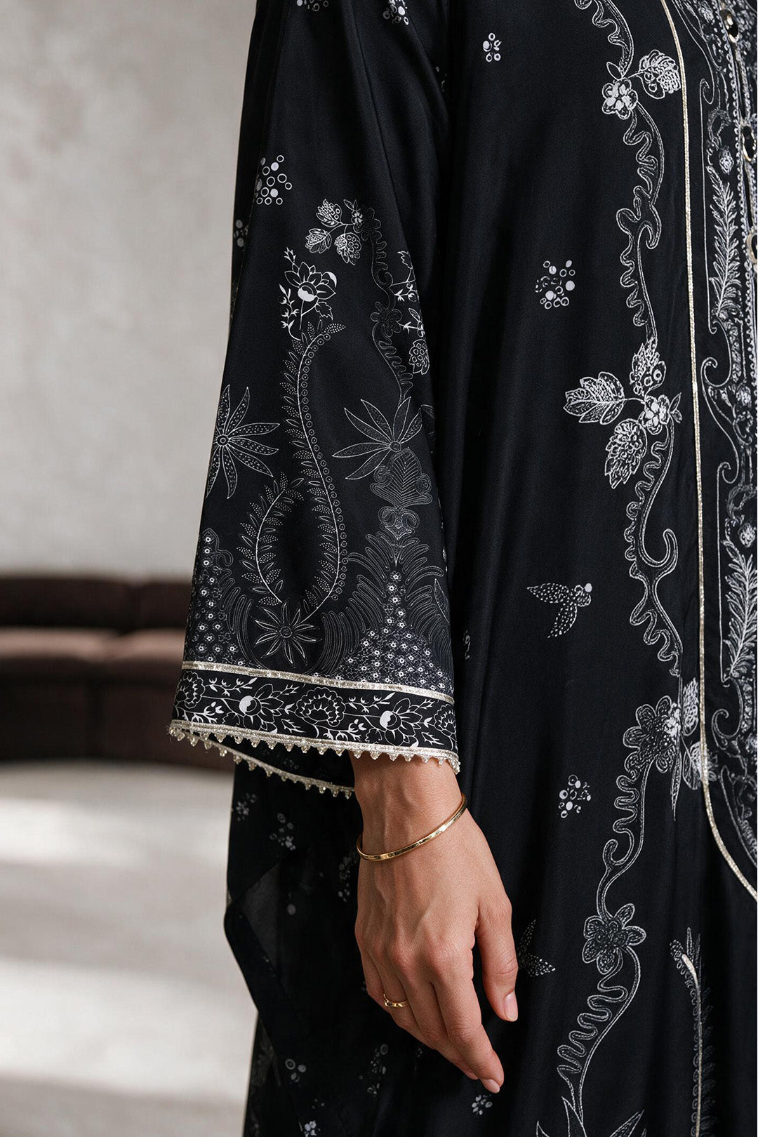 Printed Kaftaan Dress - 3085
