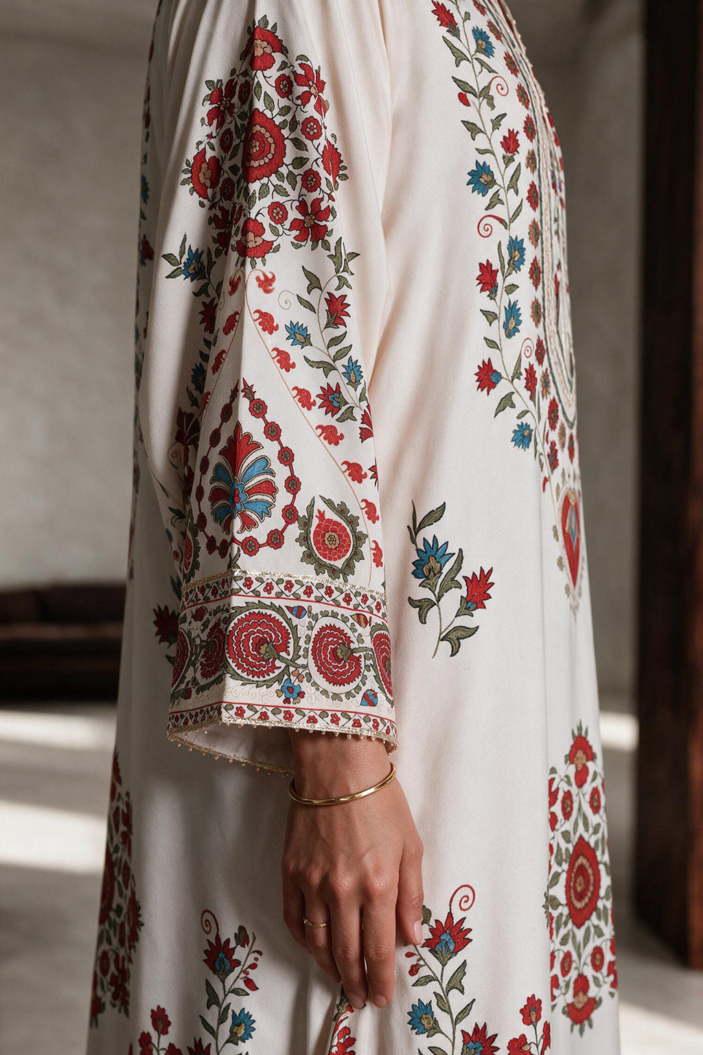 Printed Kaftaan Dress - 3077