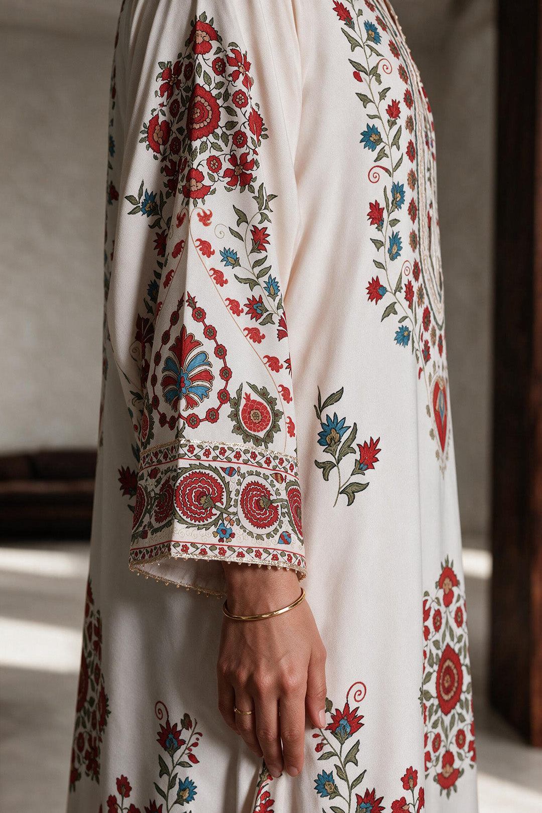 Printed Kaftaan Dress - 3077