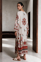 Printed Kaftaan Dress - 3077