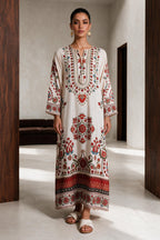 Printed Kaftaan Dress - 3077