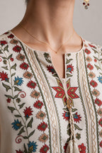 Printed Kaftaan Dress - 3077