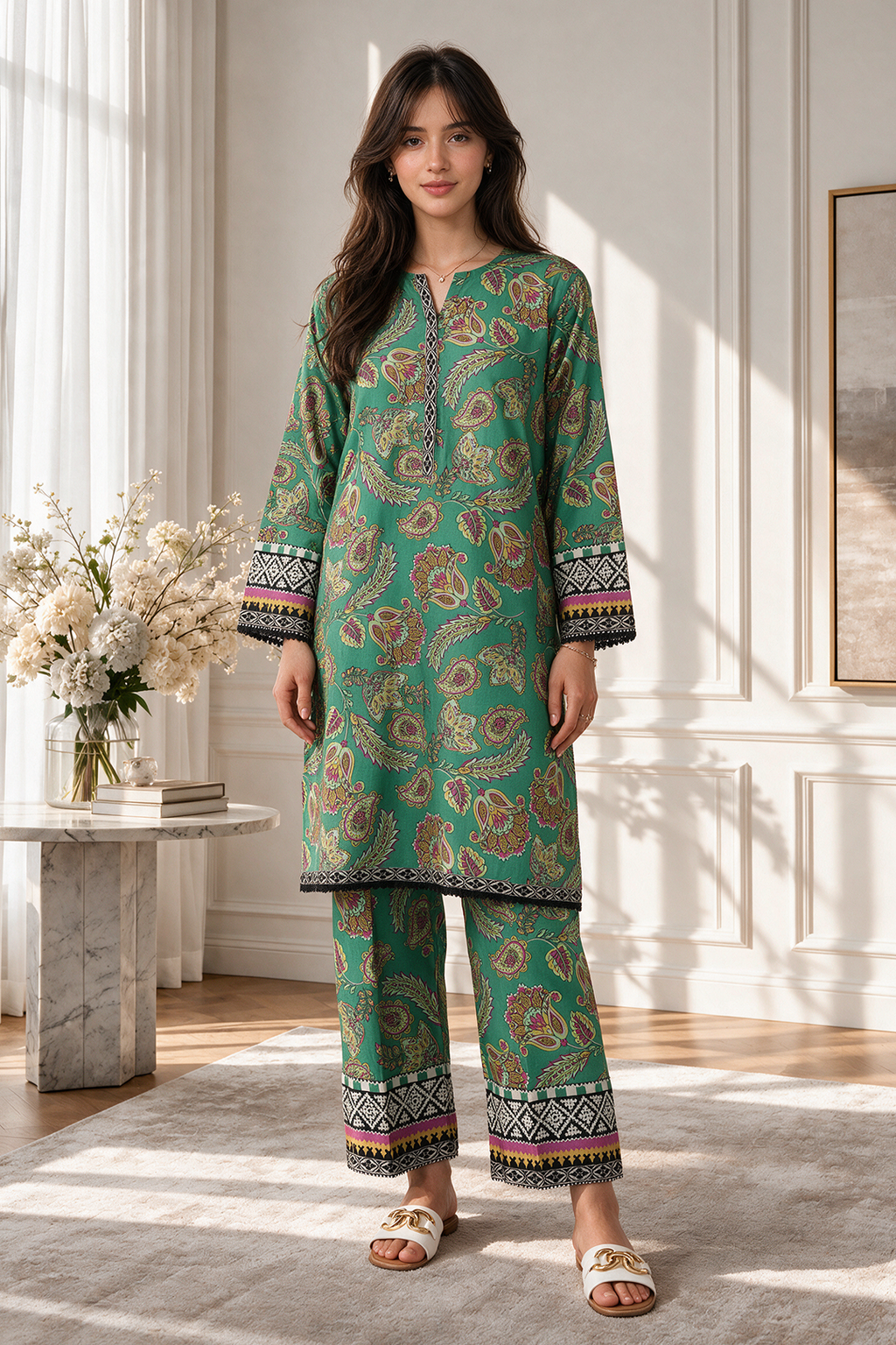 Kurta Trouser - 2074