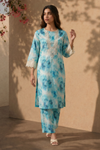 Embroidered Kurta Trouser - 2083
