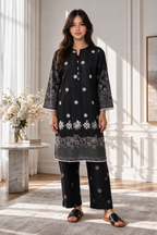 Embroidered Kurta Trouser - 2087