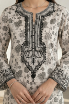 Embroidered Kurta Trouser - 2088