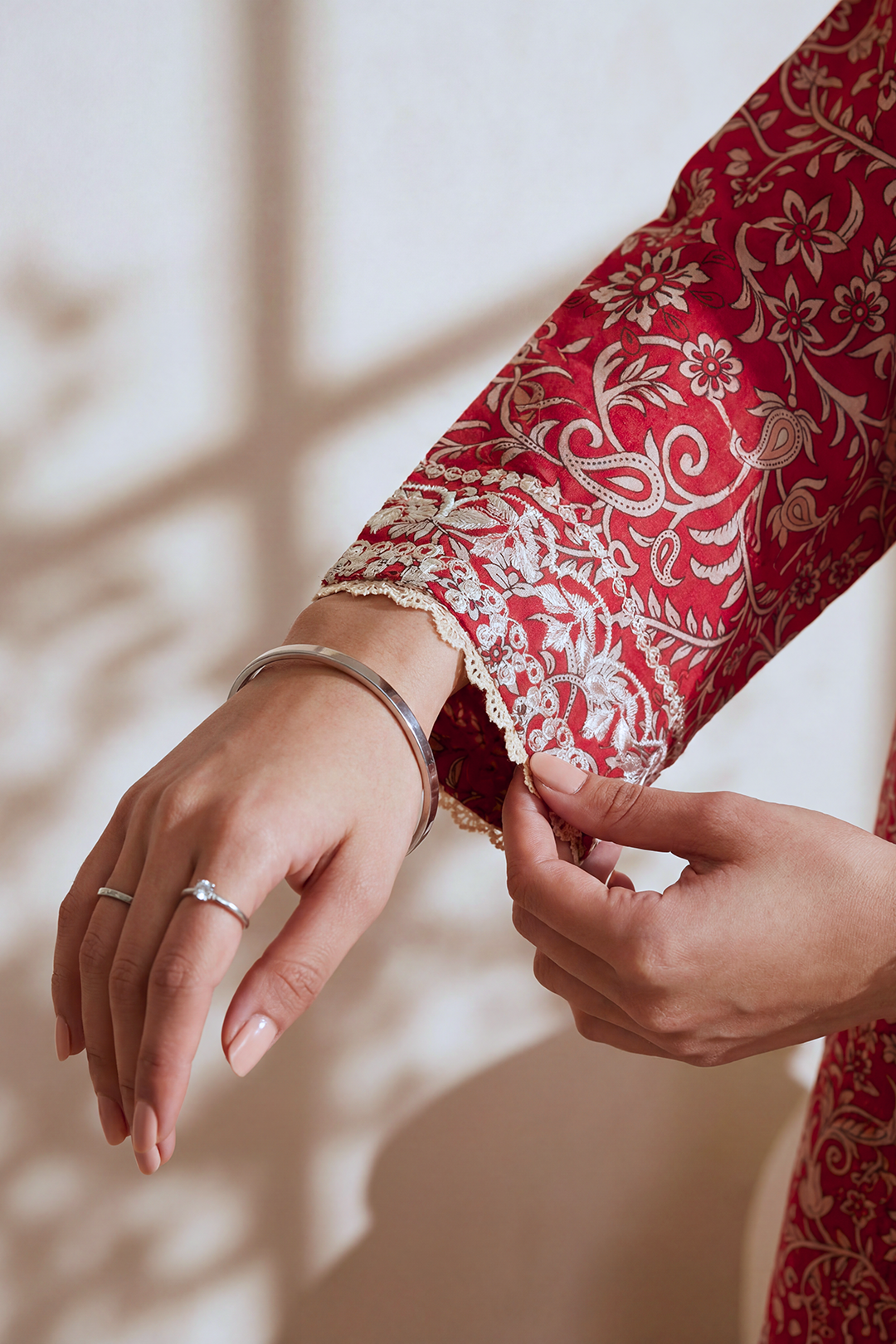 Embroidered Kurta Trouser - 2089