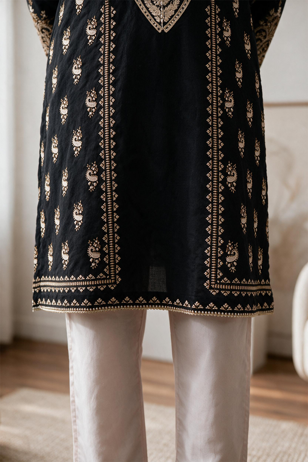 Embroidered Kurta Dupatta - 2121