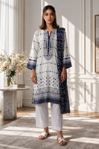 Embroidered Kurta Dupatta - 2124