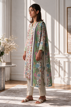 Embroidered Kurta Dupatta - 2129