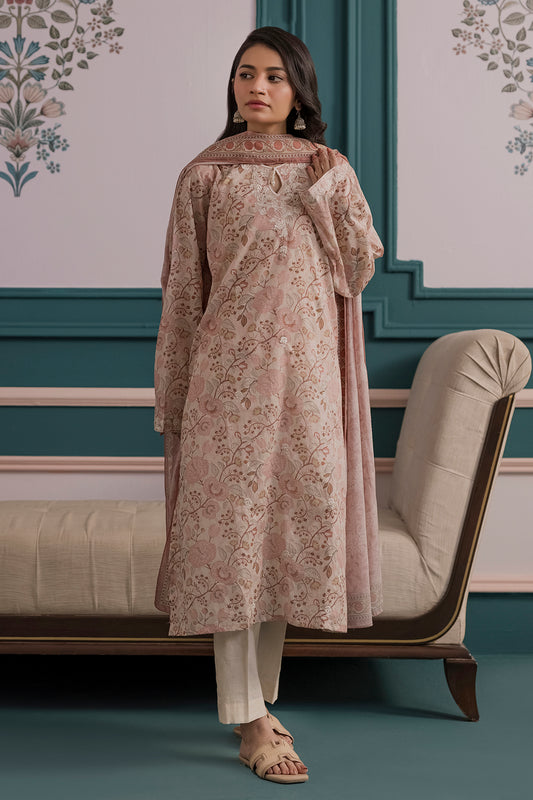 Embroidered Kurta Dupatta - 2130