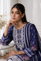 Embroidered Kurta Dupatta - 2131