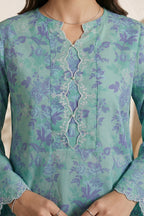 Embroidered Kurta Trouser - 2372