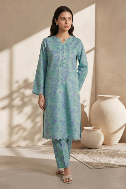 Embroidered Kurta Trouser - 2372