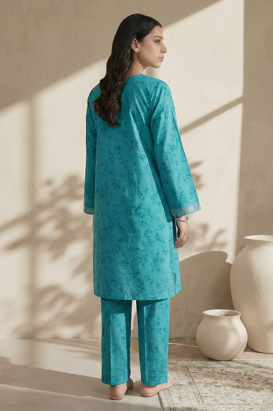 Embroidered Kurta Trouser - 2378