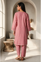 Embroidered Kurta Trouser - 2379