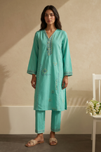 Embroidered Kurta Trouser - 2380