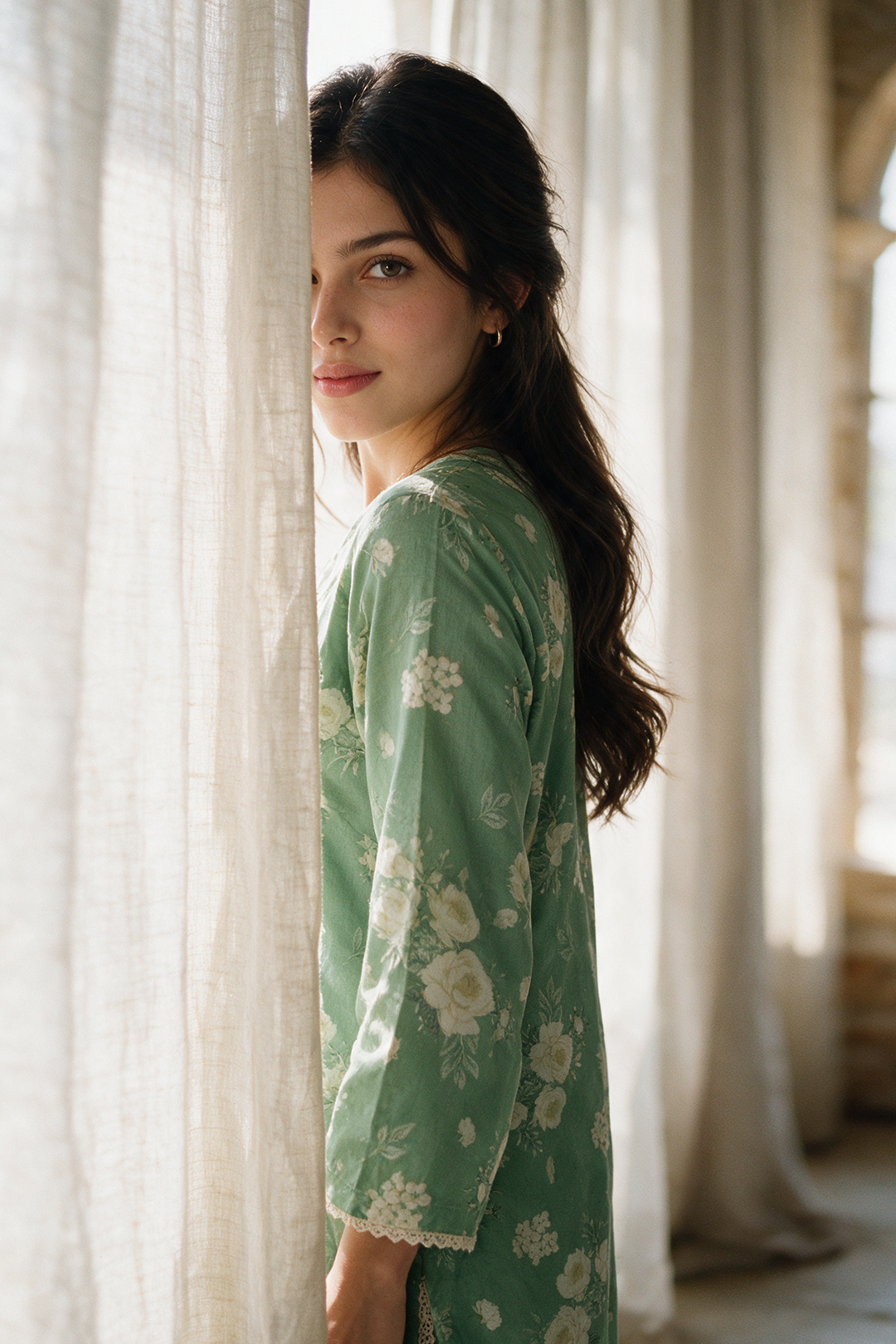 Embroidered Kurta Trouser - 2385