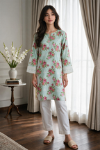 Embroidered Kurta Trouser - 2387