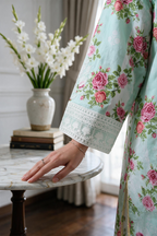 Embroidered Kurta Trouser - 2387