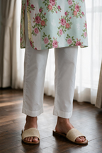 Embroidered Kurta Trouser - 2387