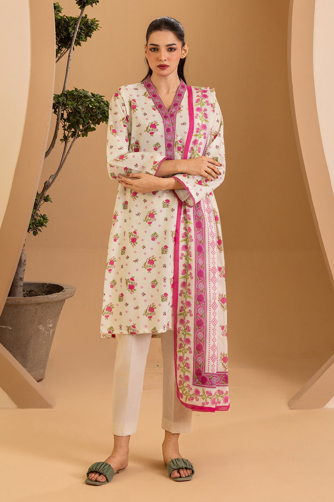 Kurta Dupatta - 2393