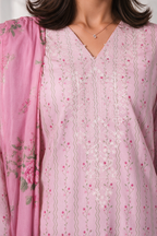 Embroidered Kurta Dupatta - 2432