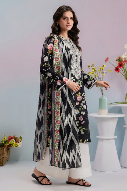 Embroidered Kurta Dupatta - 2433