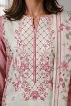 Embroidered Kurta Dupatta - 2435