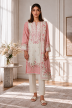 Embroidered Kurta Dupatta - 2435