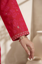 Embroidered Kurta Dupatta - 2436