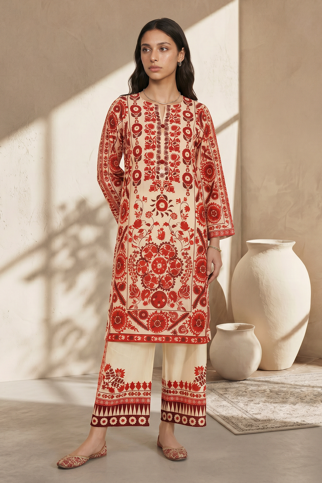 Kurta Trouser - 2609