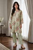 Embroidered Kurta Trouser - 2643