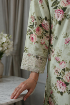 Embroidered Kurta Trouser - 2643