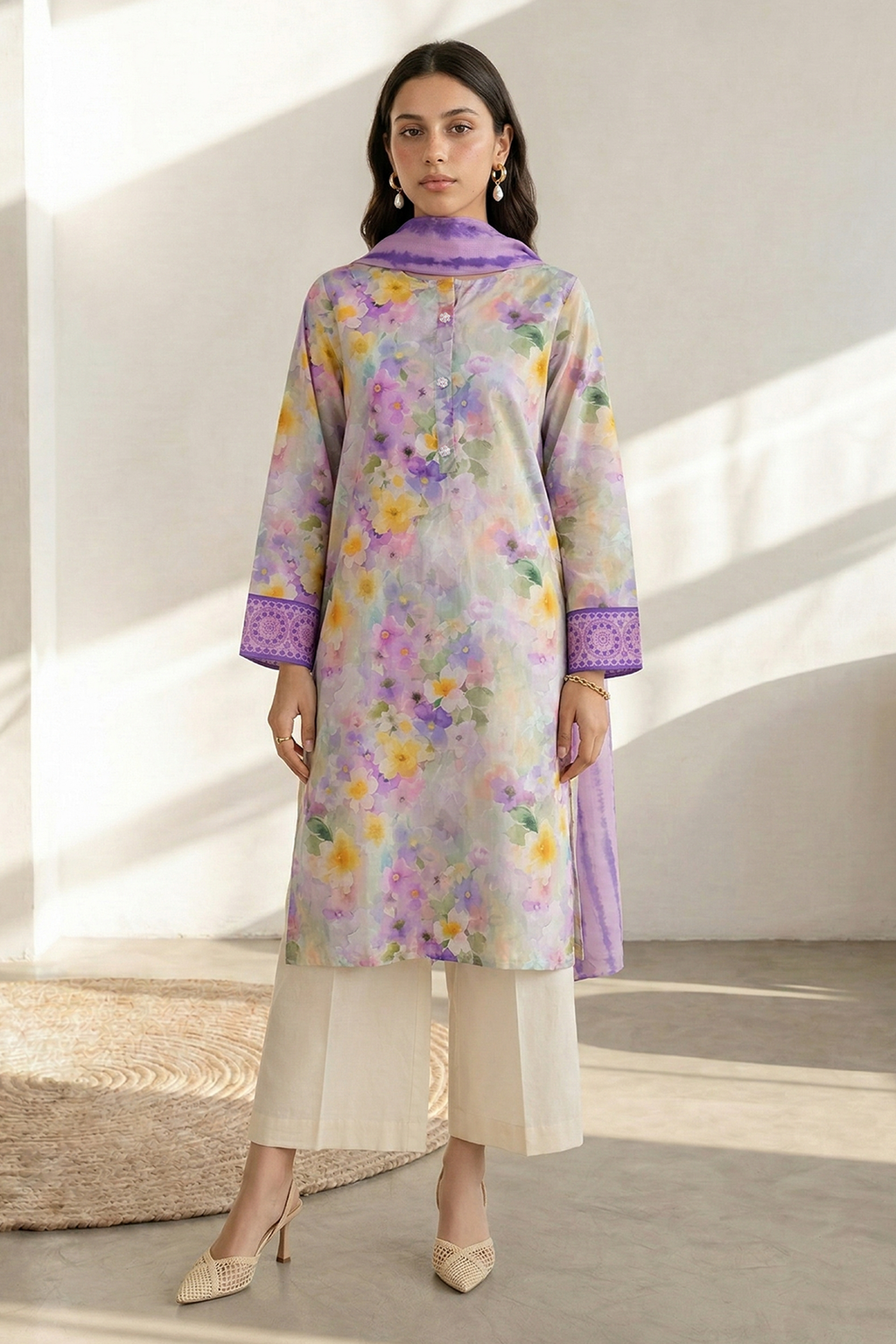 Kurta Dupatta - 2654