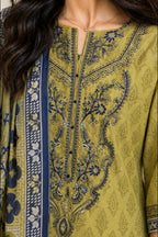 Embroidered Kurta Dupatta - 2666