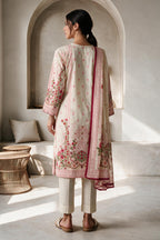 Embroidered Kurta Dupatta - 2671