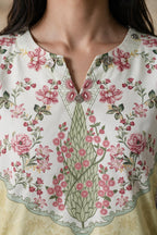 Embroidered Kurta Dupatta - 2673