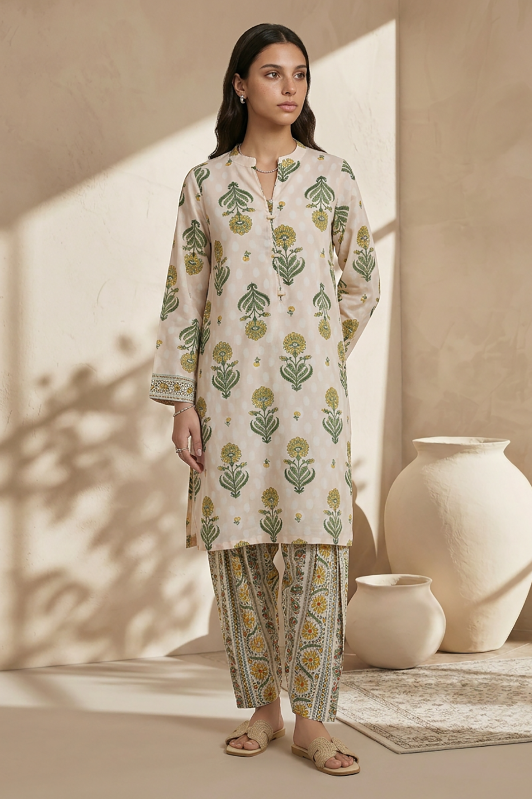 Kurta Trouser - 2841